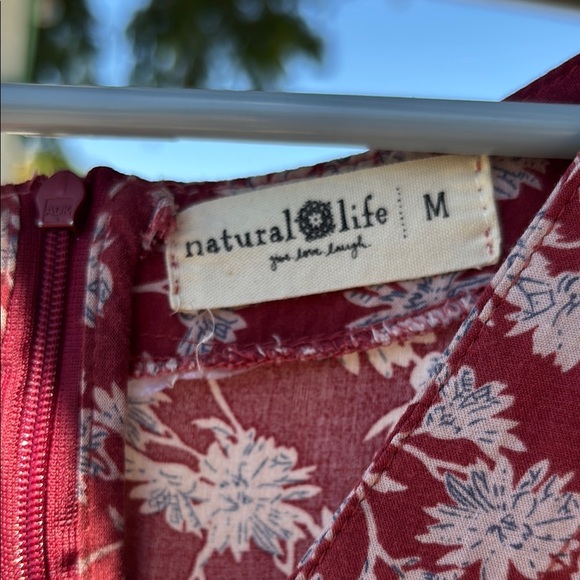 Floral Red Maxi Dress - Picture 3 of 16